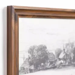 Hot Kirklands Home Cottage Behind Horsley House Framed Art Print