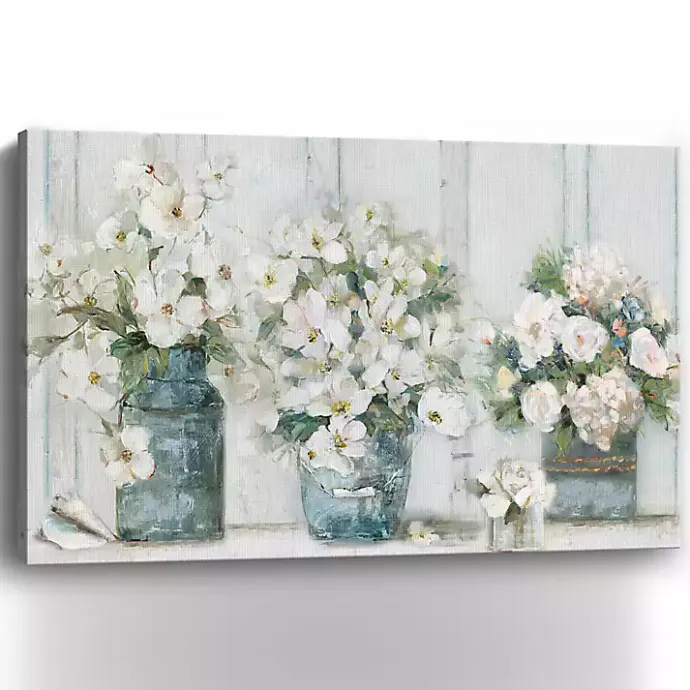 Hot Kirklands Home Cottage Mantle Canvas Art Print