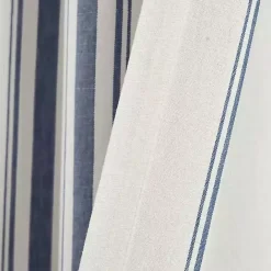 Kirklands Home Cotton Candy Farmhouse Curtain Panel Set, 95 in. Blue