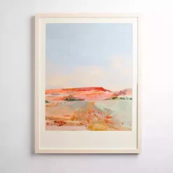 New Kirklands Home Cotton Candy Sky Framed Art Print