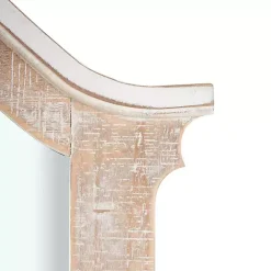Best Kirklands Home Cream Arched Rectangle Scroll Wall Mirror