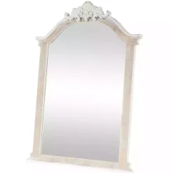 Best Kirklands Home Cream Arched Rectangle Scroll Wall Mirror