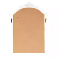 Best Kirklands Home Cream Arched Rectangle Scroll Wall Mirror