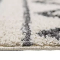 Outlet Kirklands Home Cream Boho Striped Area Rug, 5x8 Ivory