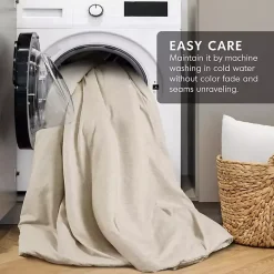 Discount Kirklands Home Cream Chambray 3-pc. Full/Queen Comforter Set Ivory