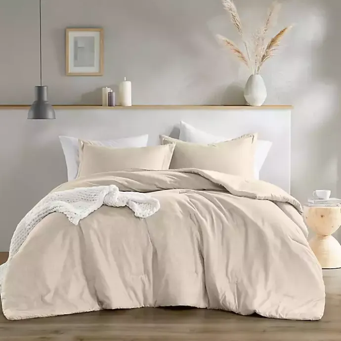 Discount Kirklands Home Cream Chambray 3-pc. King Comforter Set Ivory