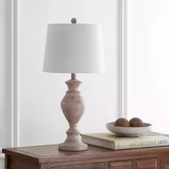 Best Kirklands Home Cream Classic Curve Table Lamp White