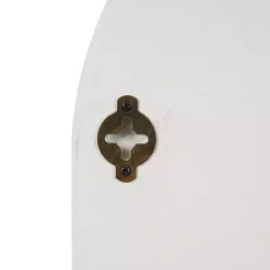 Kirklands Home Cream Geometric Arch Wall Shelf