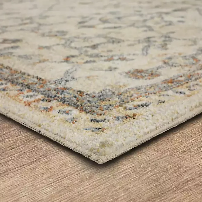 Sale Kirklands Home Cream Granary Floral Runner, 2x10 Ivory