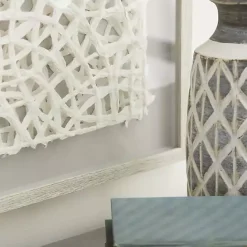 Clearance Kirklands Home Cream Handcut Paper Doily Shadowbox Framed Art Ivory