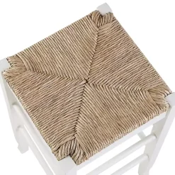 Best Kirklands Home Cream Handwoven Counter Stool White
