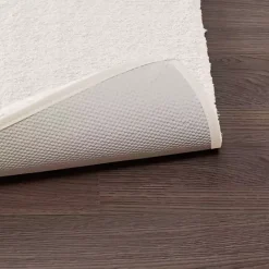 Online Kirklands Home Cream High Pile Marshmallow Bath Mat, 40 in. Ivory