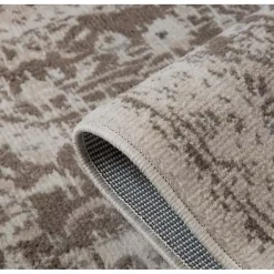 Kirklands Home Cream Medallion Area Rug, 5x8 Ivory