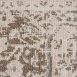Kirklands Home Cream Medallion Area Rug, 5x8 Ivory