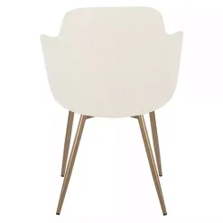 Kirklands Home Cream Modern Accent Chairs, Set of 2 White