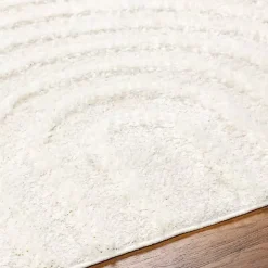 Online Kirklands Home Cream Modern Curve Area Rug, 5x7 Ivory