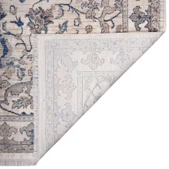 Discount Kirklands Home Cream Royal Motif Wilson Floor Runner, 2x10