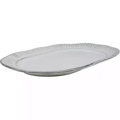 Clearance Kirklands Home Cream Scalloped Clay 2-pc. Serveware Set Ivory
