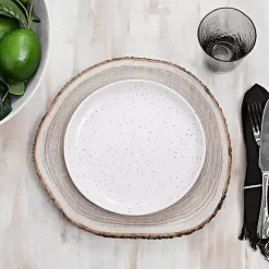 Discount Kirklands Home Cream Simple Things Salad Plate Ivory