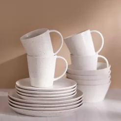 Outlet Kirklands Home Cream Simple Things Salad Plates, Set of 4 Ivory