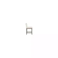 Clearance Kirklands Home Cream Spindle Legs Counter Stool Ivory
