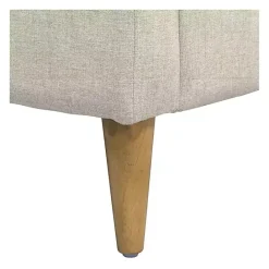 Outlet Kirklands Home Cream Upholstered Tufted Dani Accent Chair White