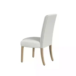 Sale Kirklands Home Cream washed Dining Chairs, Set of 2 White