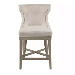 Online Kirklands Home Cream Wingback Swivel Seat Counter Stool