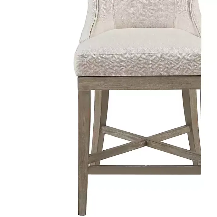 Online Kirklands Home Cream Wingback Swivel Seat Counter Stool