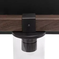New Kirklands Home Crossbeam Vanity Flushed Mount Shade Brown