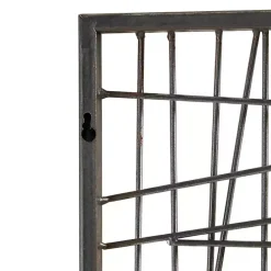 Clearance Kirklands Home Crosshatch Metal Frame Plaque Brown