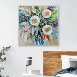 Hot Kirklands Home Curious Bouquet Framed Canvas Art Print
