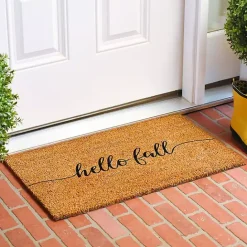 Clearance Kirklands Home Cursive Hello Fall Coir Doormat, 24x48