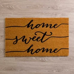 Kirklands Home Cursive Home Sweet Home Coir Doormat