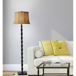 Sale Kirklands Home Curved Emma Floor Lamp Tan