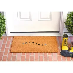 New Kirklands Home Curvy Fa La La Coir Doormat