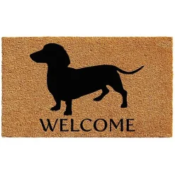 Discount Kirklands Home Dachshund Welcome Doormat
