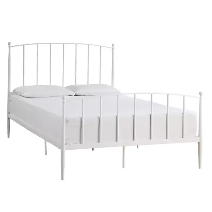 Best Kirklands Home Daisy Modern Arch Queen Bed Frame White