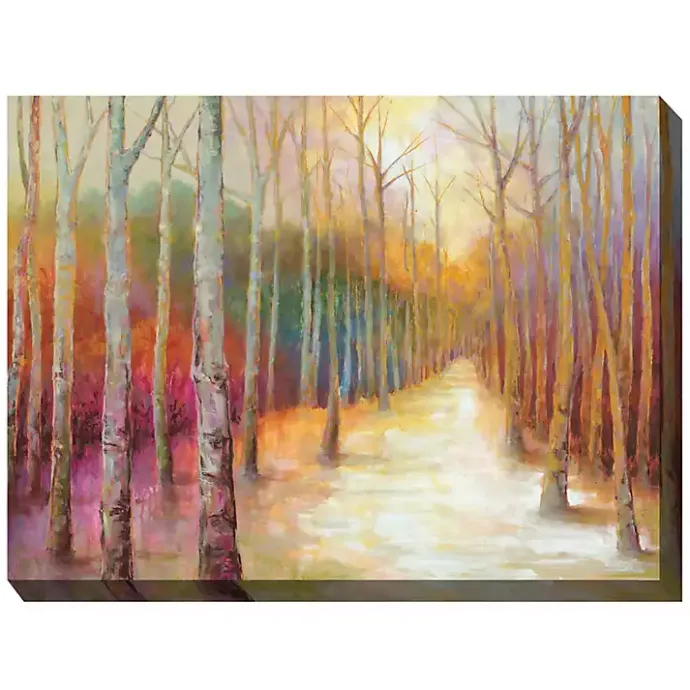Hot Kirklands Home Dappled Forest Outdoor Canvas Art Print Multi