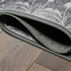 Online Kirklands Home Dardon Bordered Washable Area Rug, 5x7 Gray