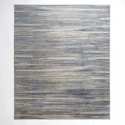Kirklands Home Dark Blue Claire Modern Area Rug, 7x10