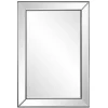 Kirklands Home Dark Bronze Bevel Rectangle Wall Mirror