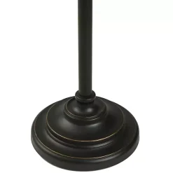 Best Kirklands Home Dark Bronze Madison Swing Arm Floor Lamp White