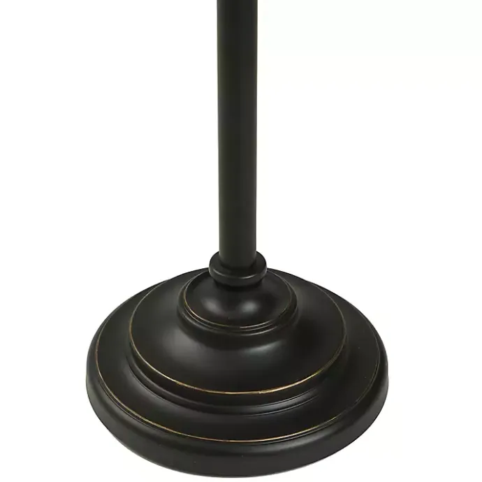 Best Kirklands Home Dark Bronze Madison Swing Arm Floor Lamp White