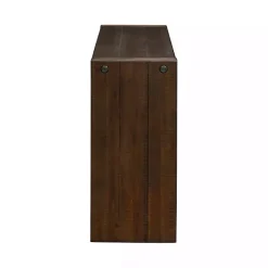 Hot Kirklands Home Dark Distressed Wood Console Table Brown