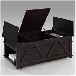Online Kirklands Home Dark Storage Coffee Table Brown