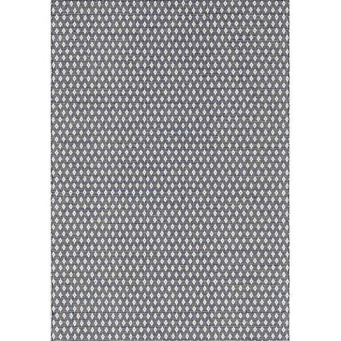 Sale Kirklands Home Dark Gray and Ivory Dainty Diamond Area Rug, 5x8