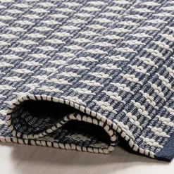 Discount Kirklands Home Dark Gray and Ivory Dainty Diamond Area Rug, 6x9