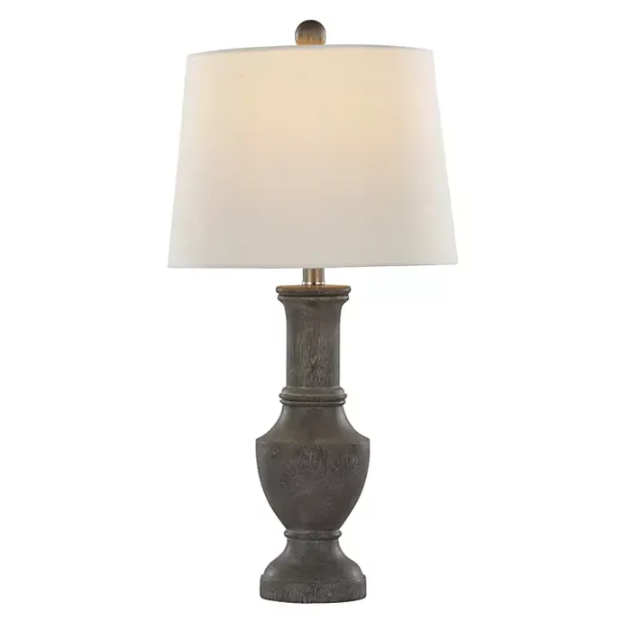 Best Kirklands Home Dark Gray Chateau Table Lamps, Set of 2 White