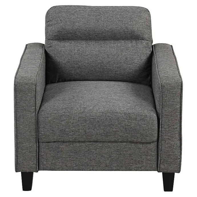 Discount Kirklands Home Dark Performance Fabric Danna Accent Chair Gray